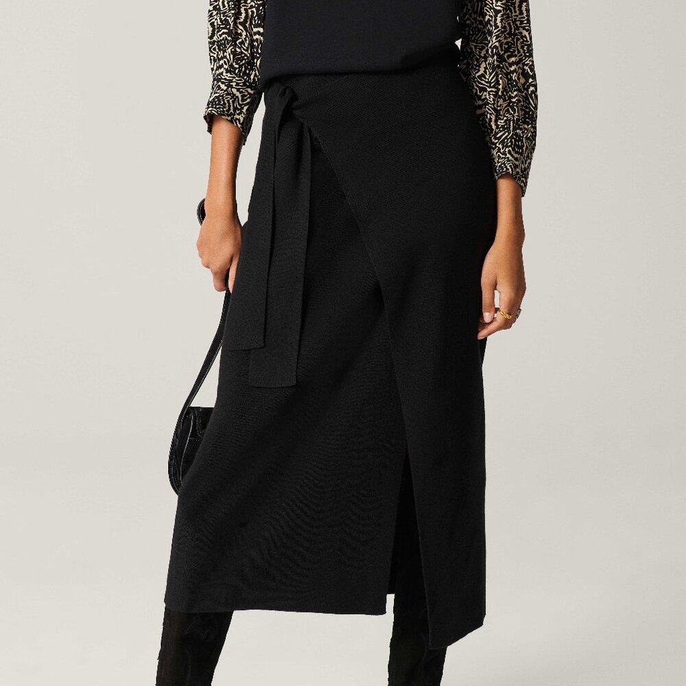 ba&sh ELOHA black skirt size Medium